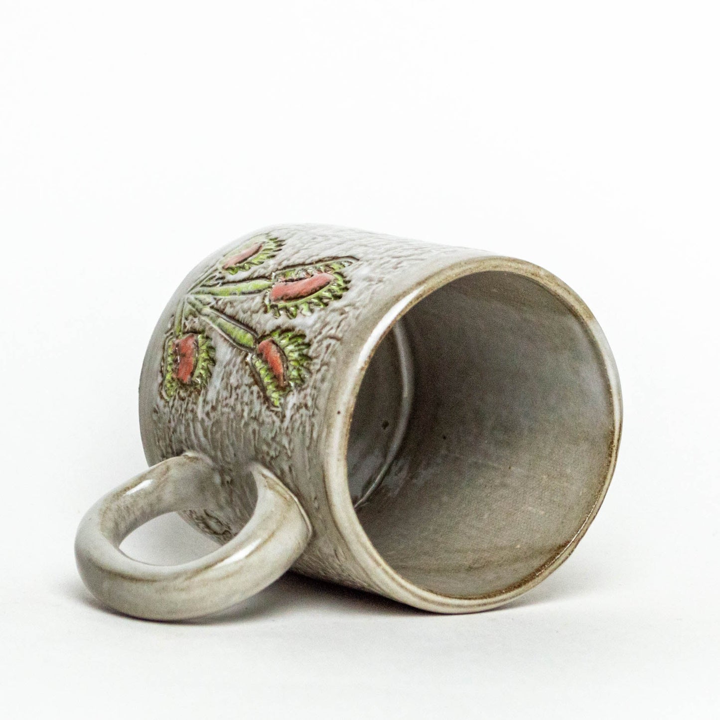 Venus Flytrap White 10oz Stoneware Mug