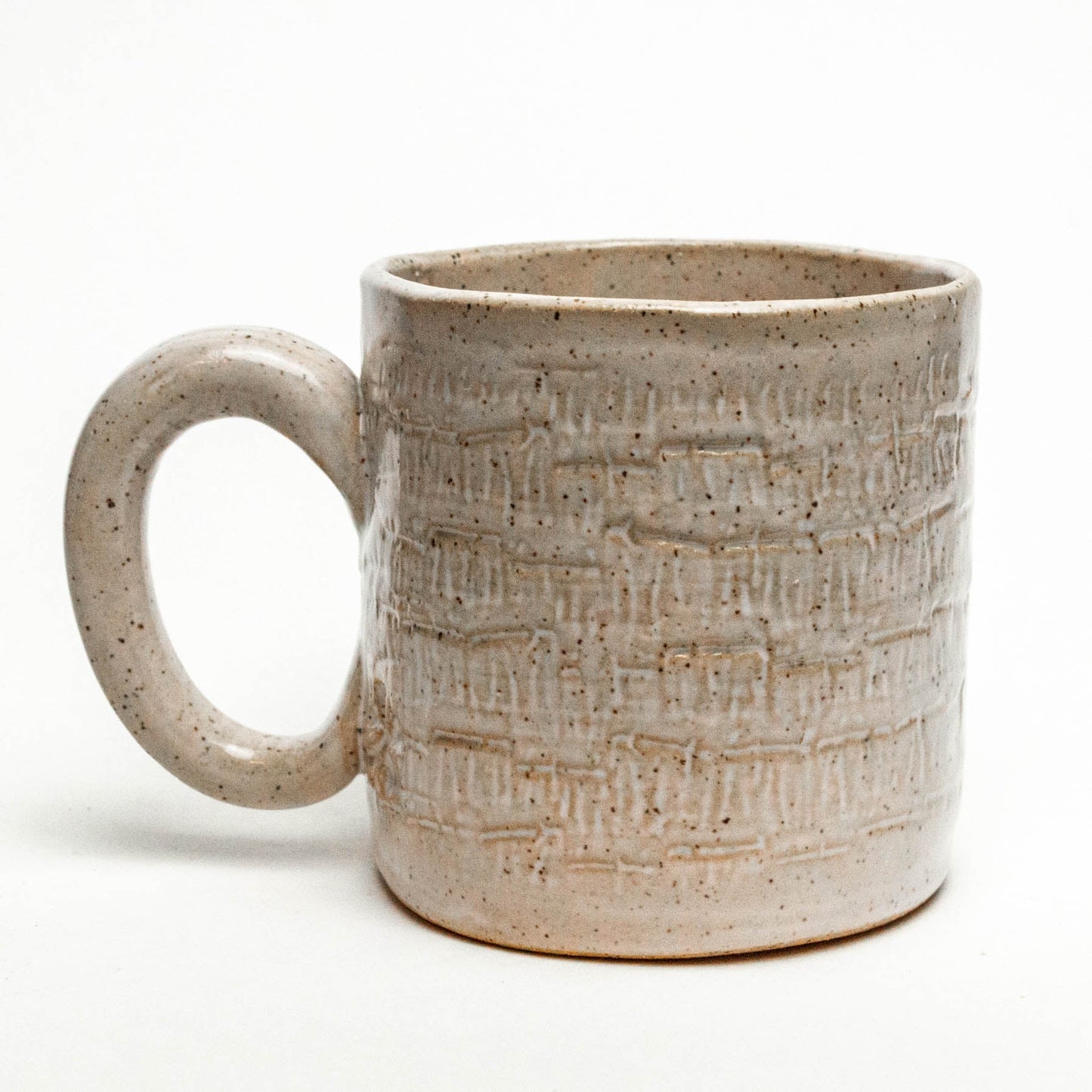 Penguins on White 10 oz Stoneware Mug