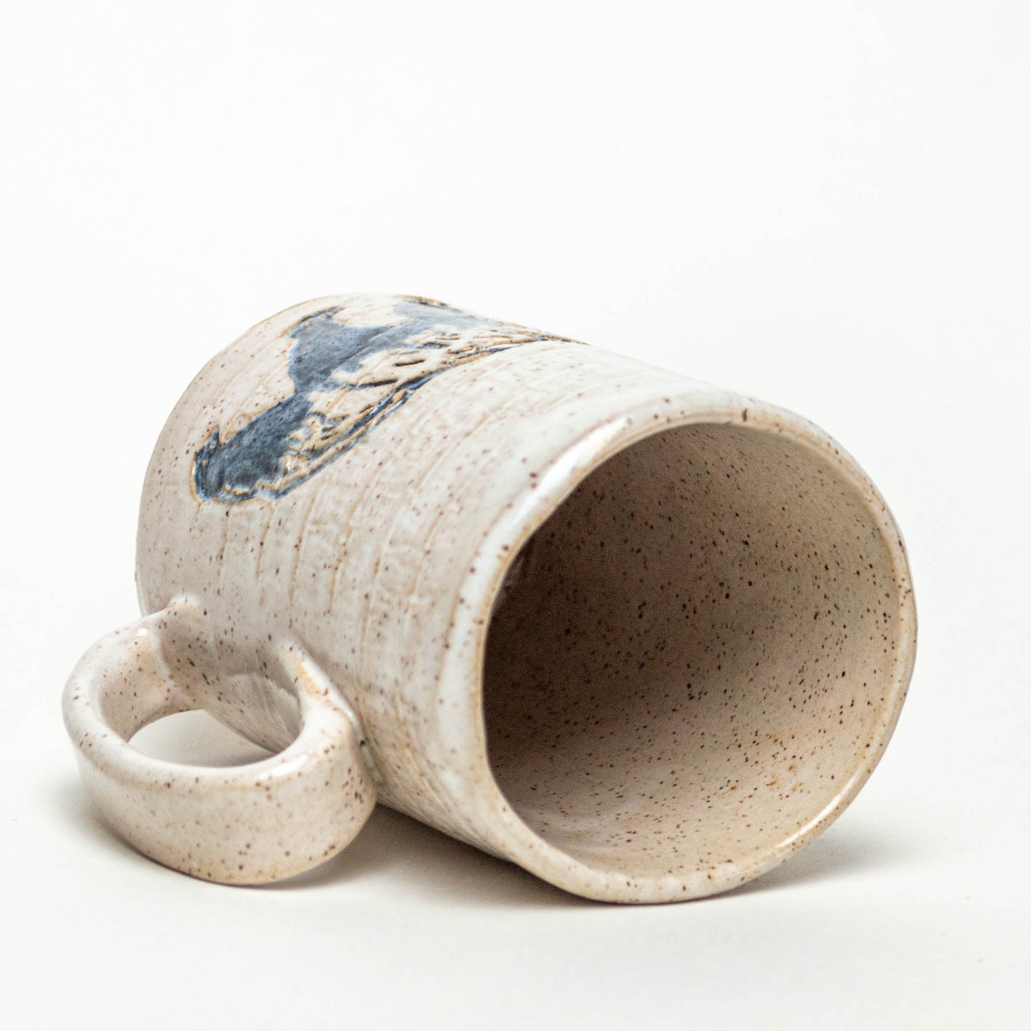 Grizzly Bear White Stoneware 14oz Mug