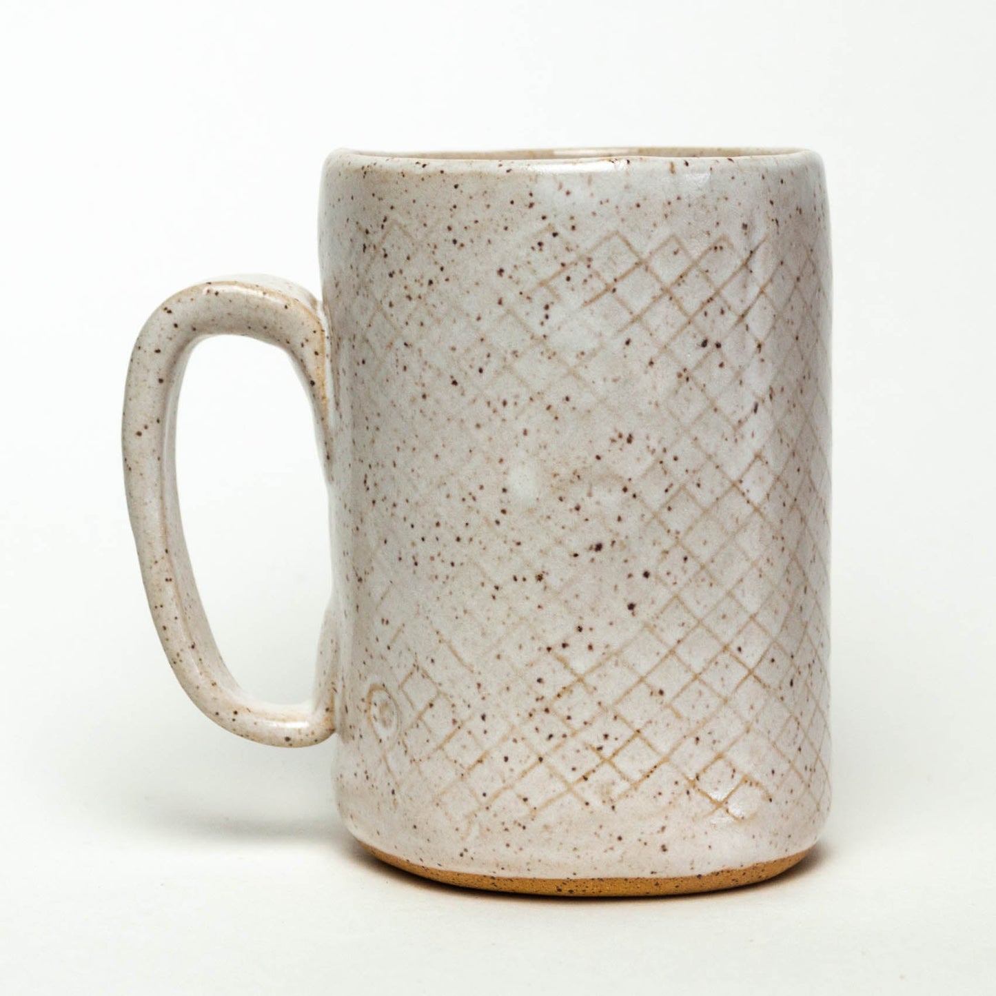 Blue Bird White 14oz Stoneware Mug