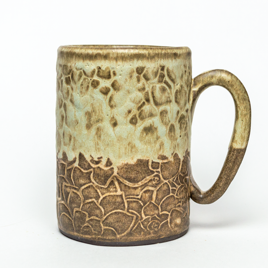 Succulent Green Stoneware 14oz Mug