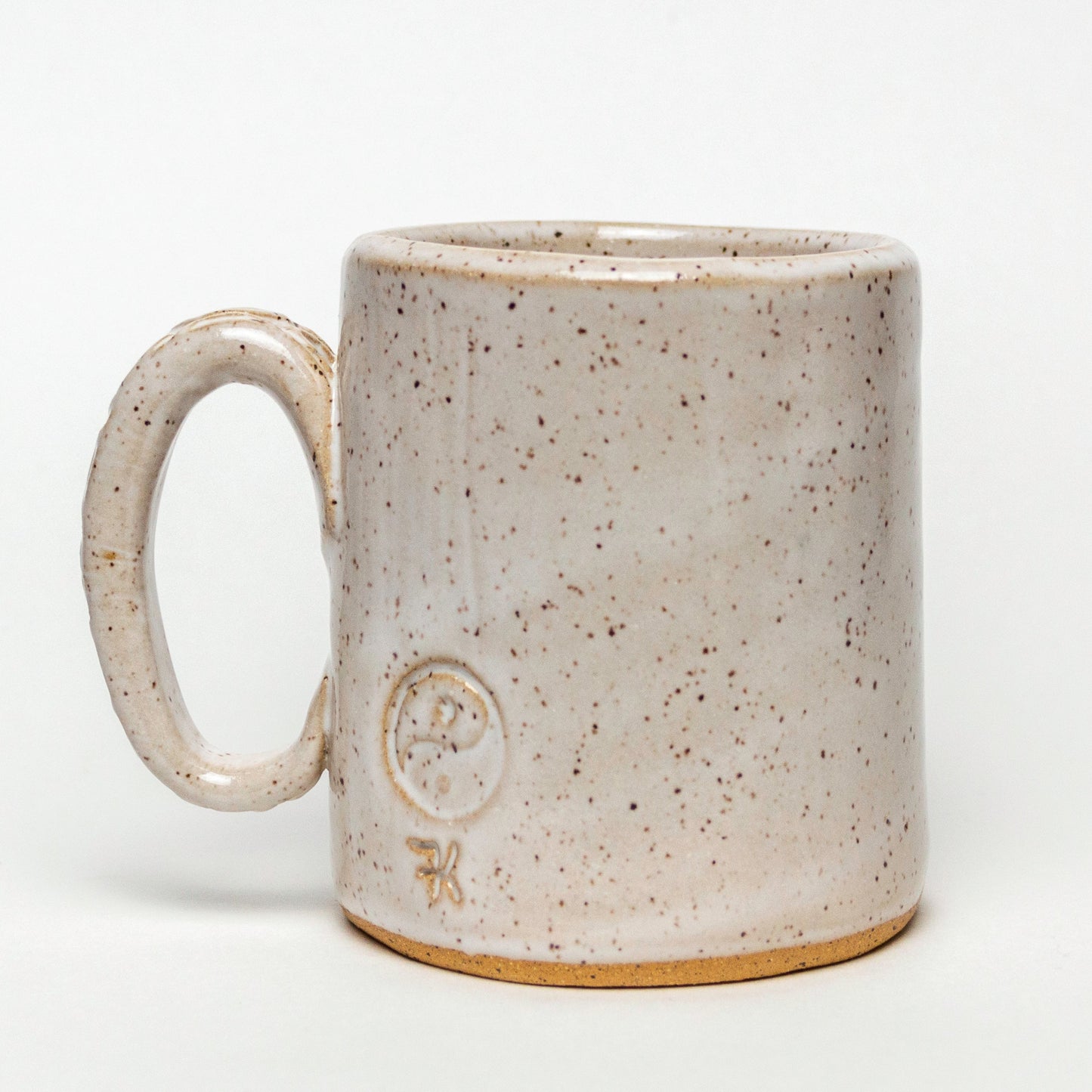 Bee Happy Pattern White 12oz Mug