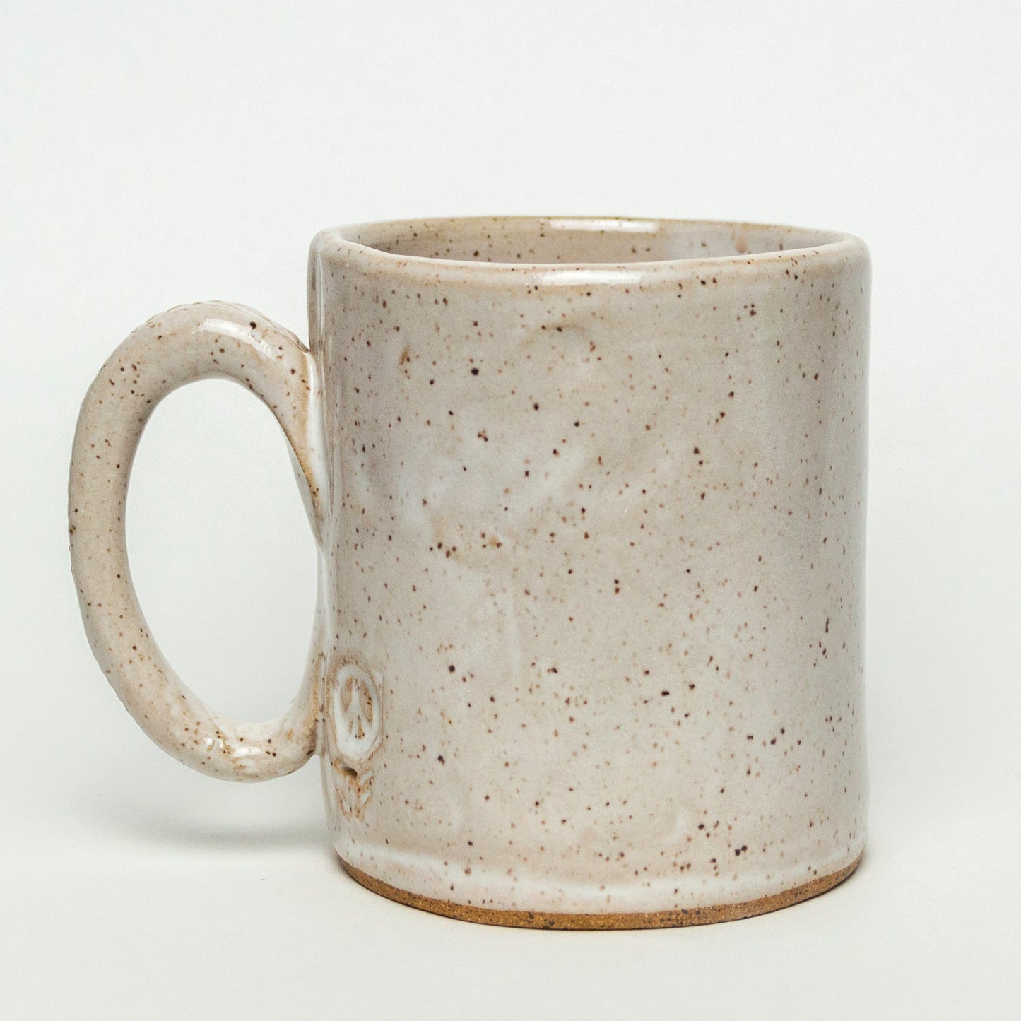 'Coffee' White Stoneware 12oz Mug
