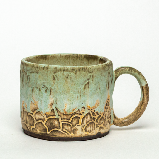 Succulent Green Stoneware 8oz Mug