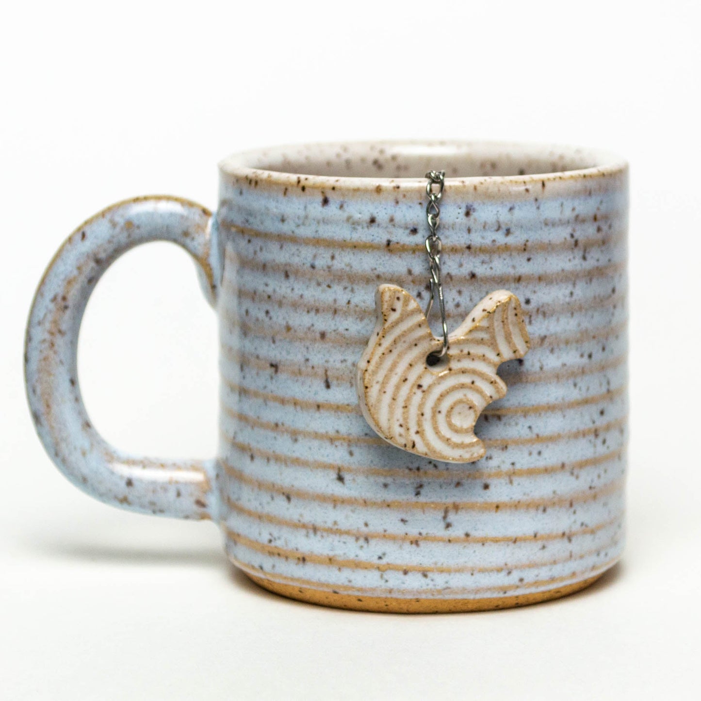White Squirrel Charm w/ Tea Ball Infuser