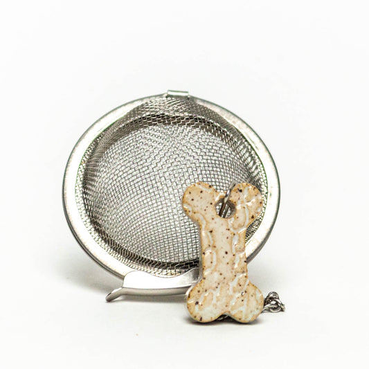 Dog Bone Charm w/ Tea Ball Infuser