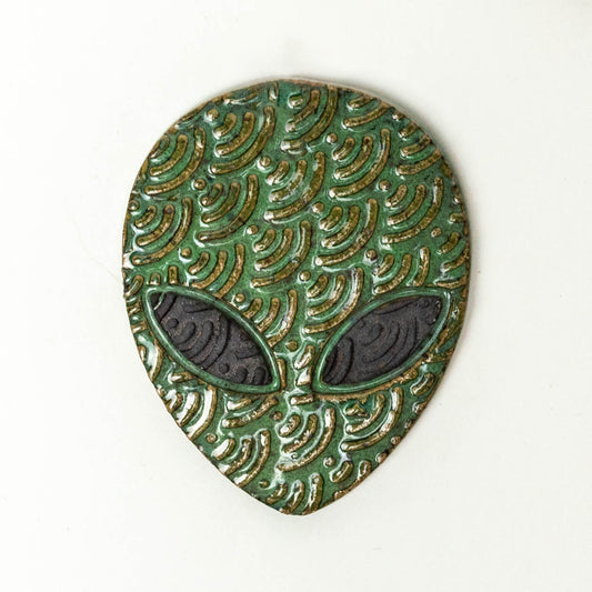Alien Out of this World Ceramic Magnet