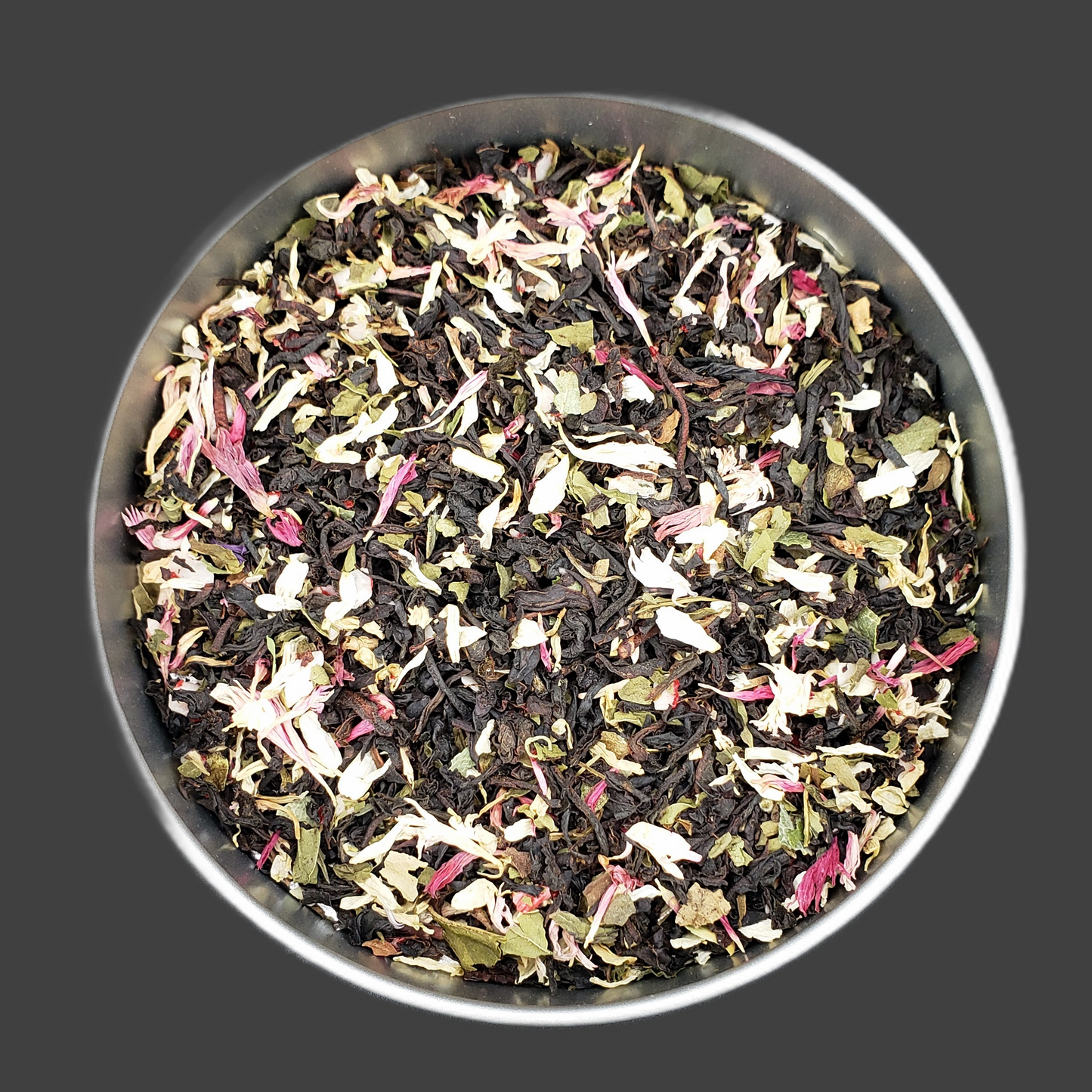 Candy Cane Wonder-Lane Black Loose-Leaf Tea - 2oz - Home Compostable Packaging
