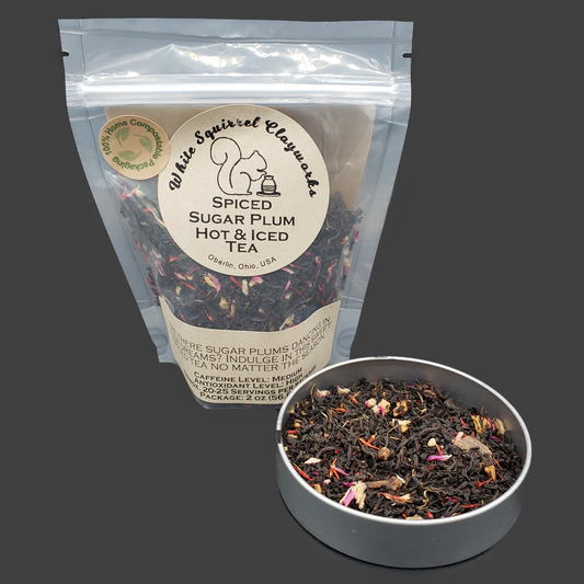 Spiced Sugar Plum Hot & Iced Black Tea - 2oz - Home Compostable Packaging