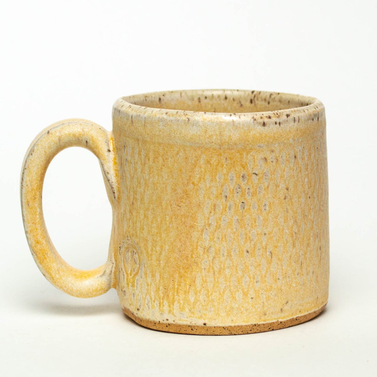 Black Horse on Beige 10oz Stoneware Mug
