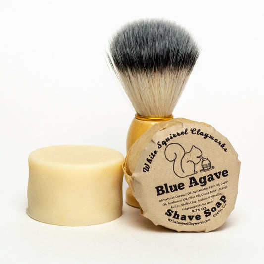 Blue Agave  Shave Soap- Vegan Hand Made Vegetable Base