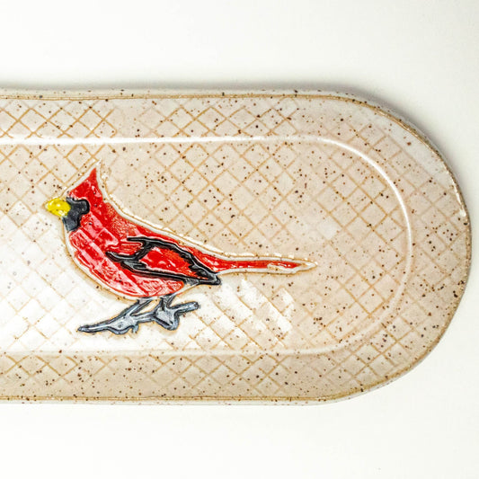 Cardinal White Stoneware 12" Platter