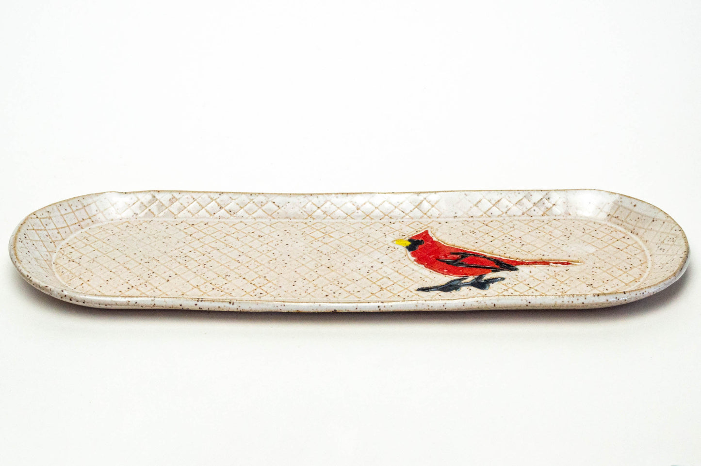 Cardinal White Stoneware 12" Platter