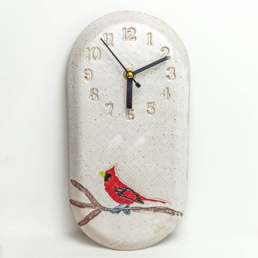 Cardinal White Wall Clock