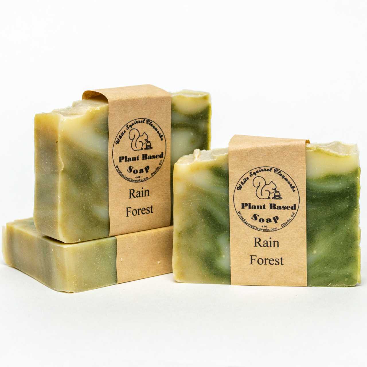 Rain Forest Scent Handmade Vegetable Based Soap - 4oz