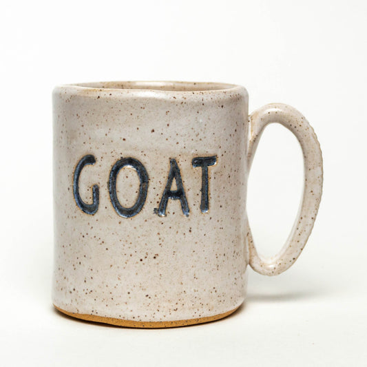 'GOAT' White 12oz Mug