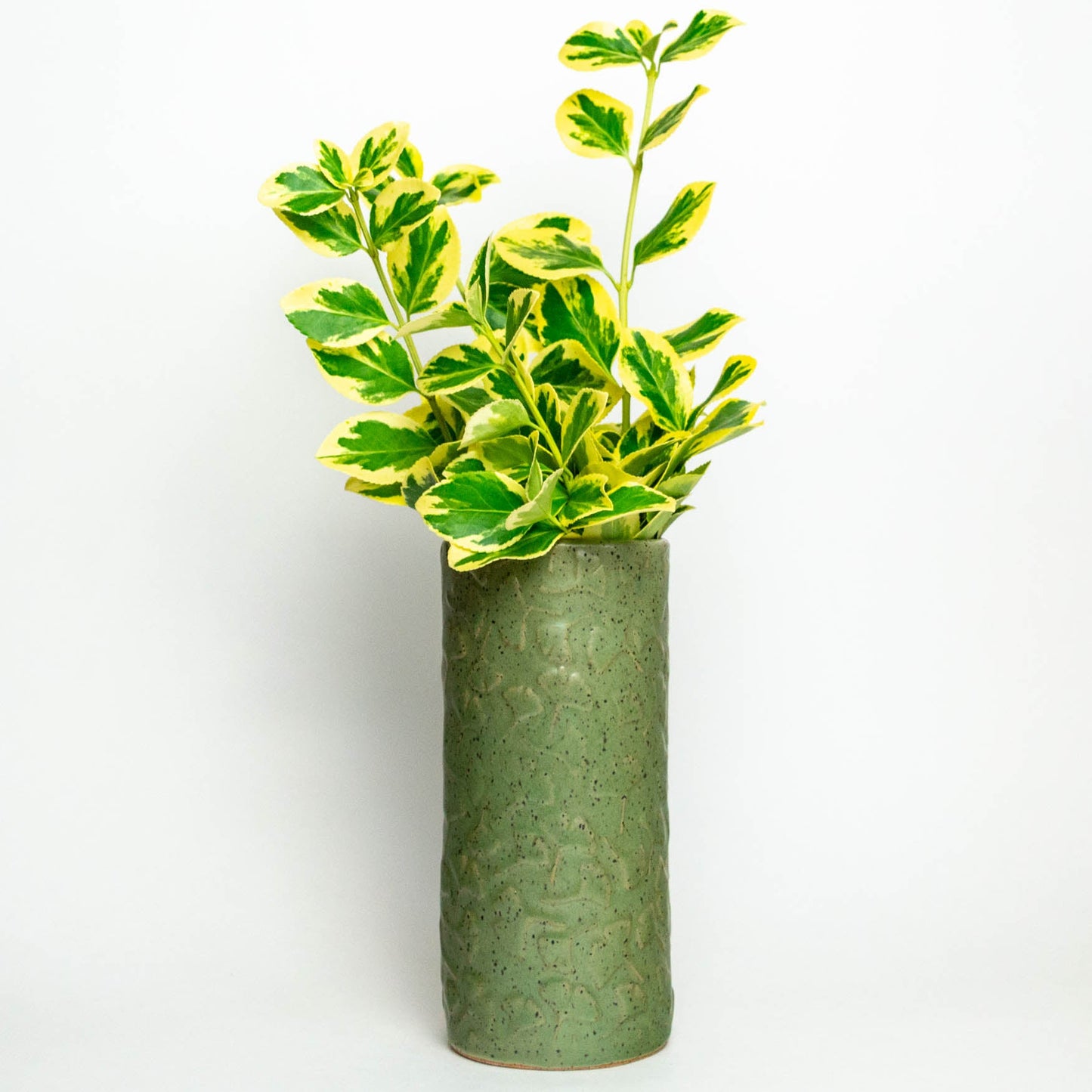 Ginkgo Green Vase