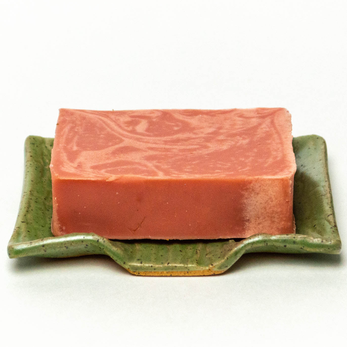 Sasquatch Green Stoneware Soap Dish