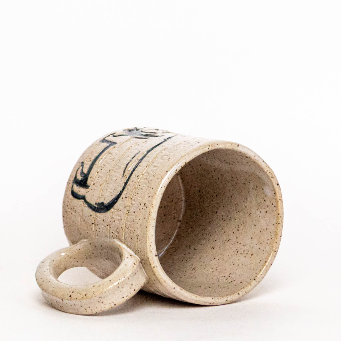 Hippo Stoneware 10oz Mug