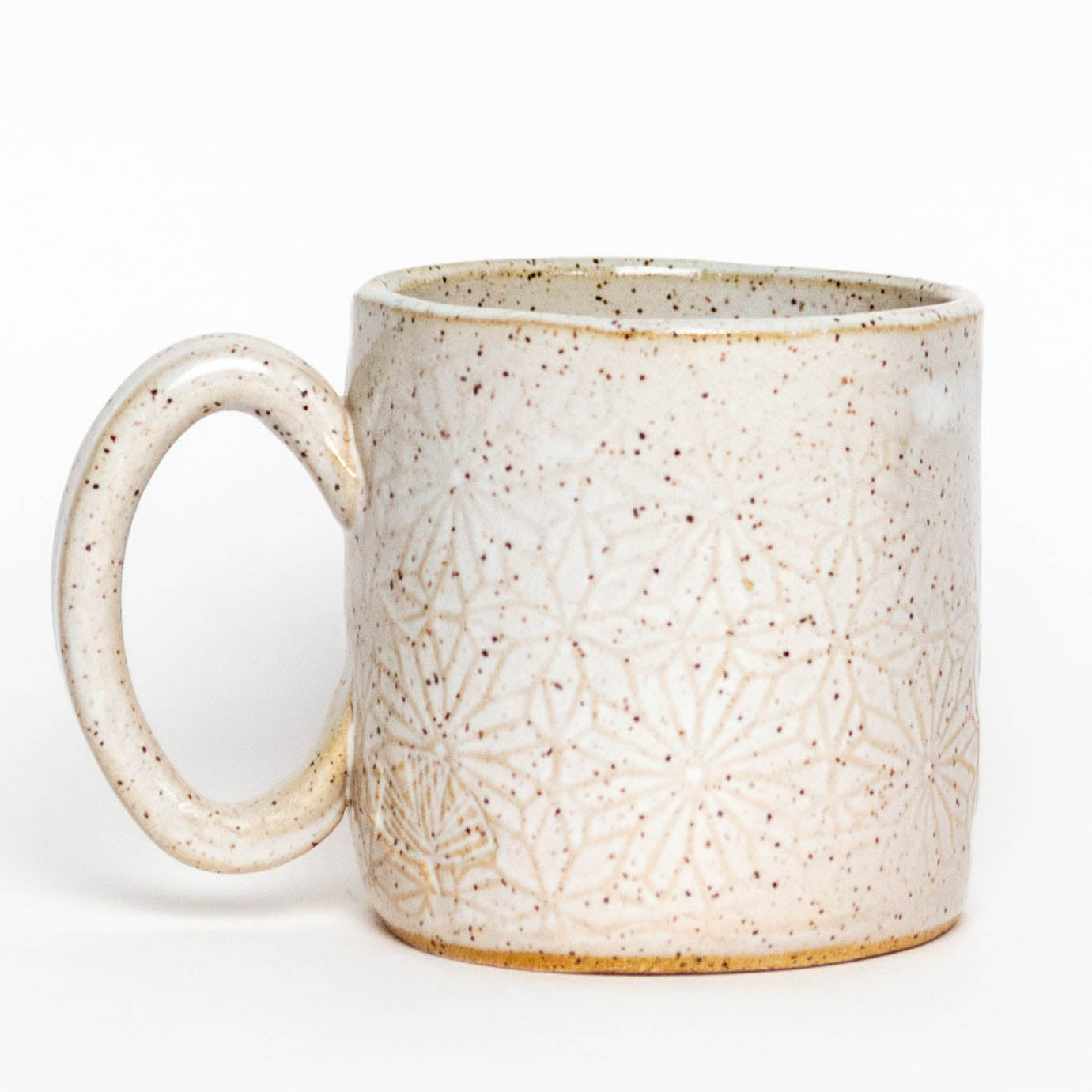 Orange Jumping Cat White 10oz Mug