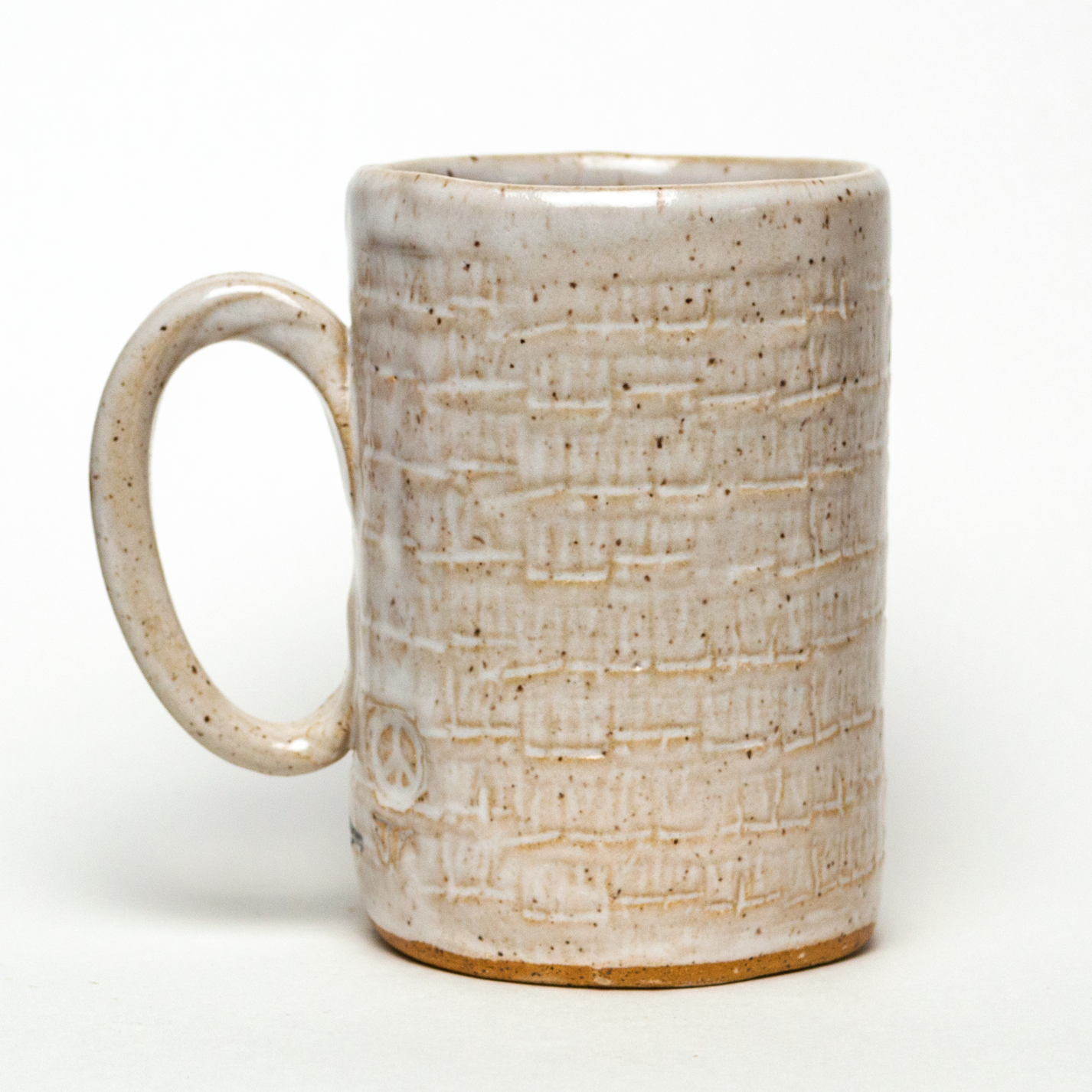 Kangaroo & Joey White 14oz Mug