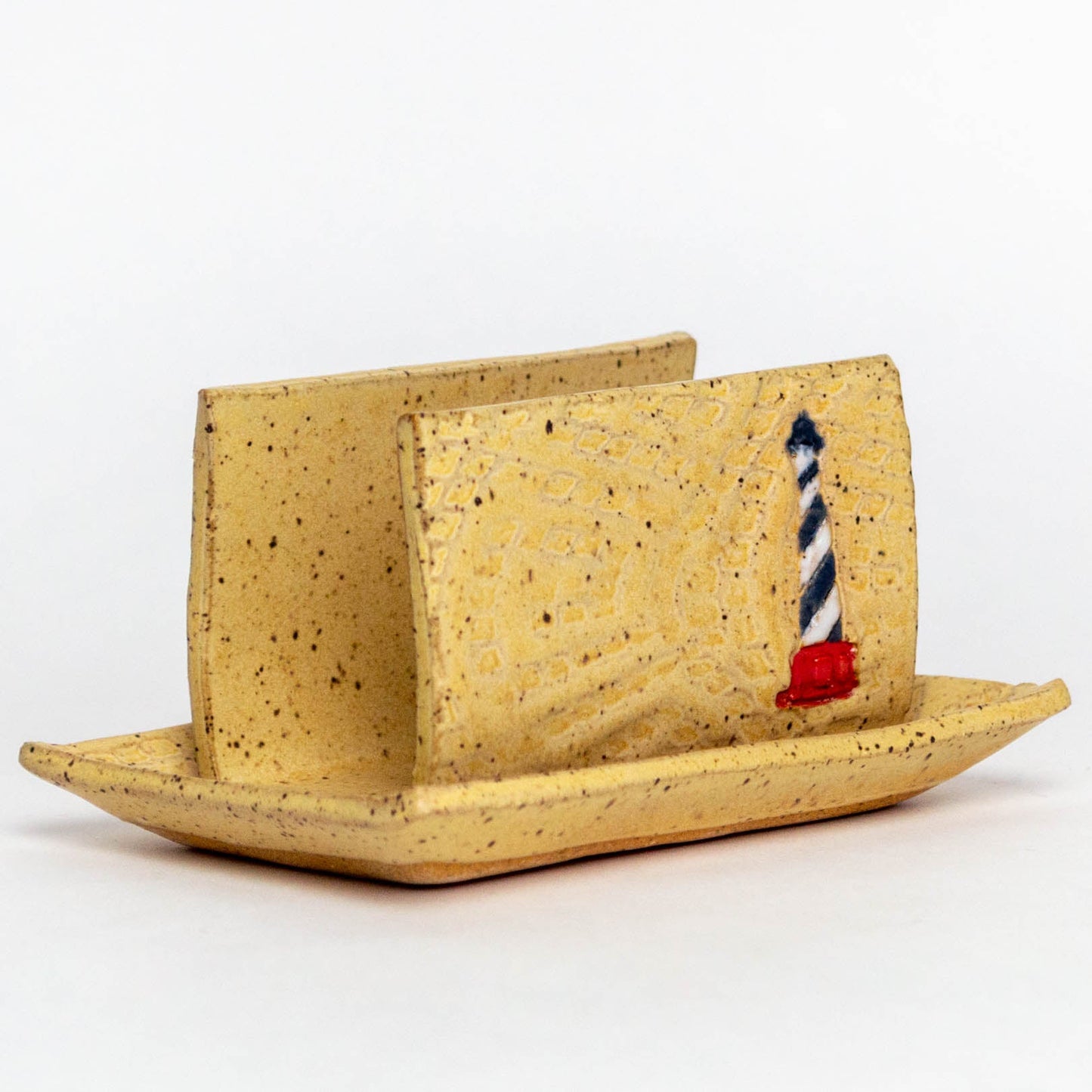 Lighthouse Design Beige Sponge Holder