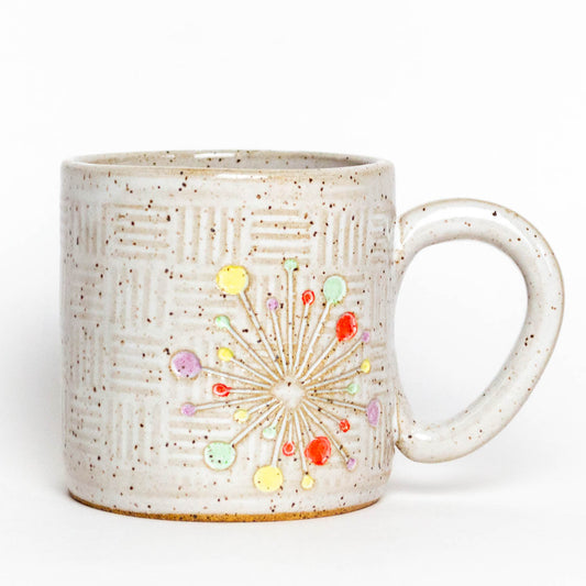 Art Deco Sun White 10oz Mug