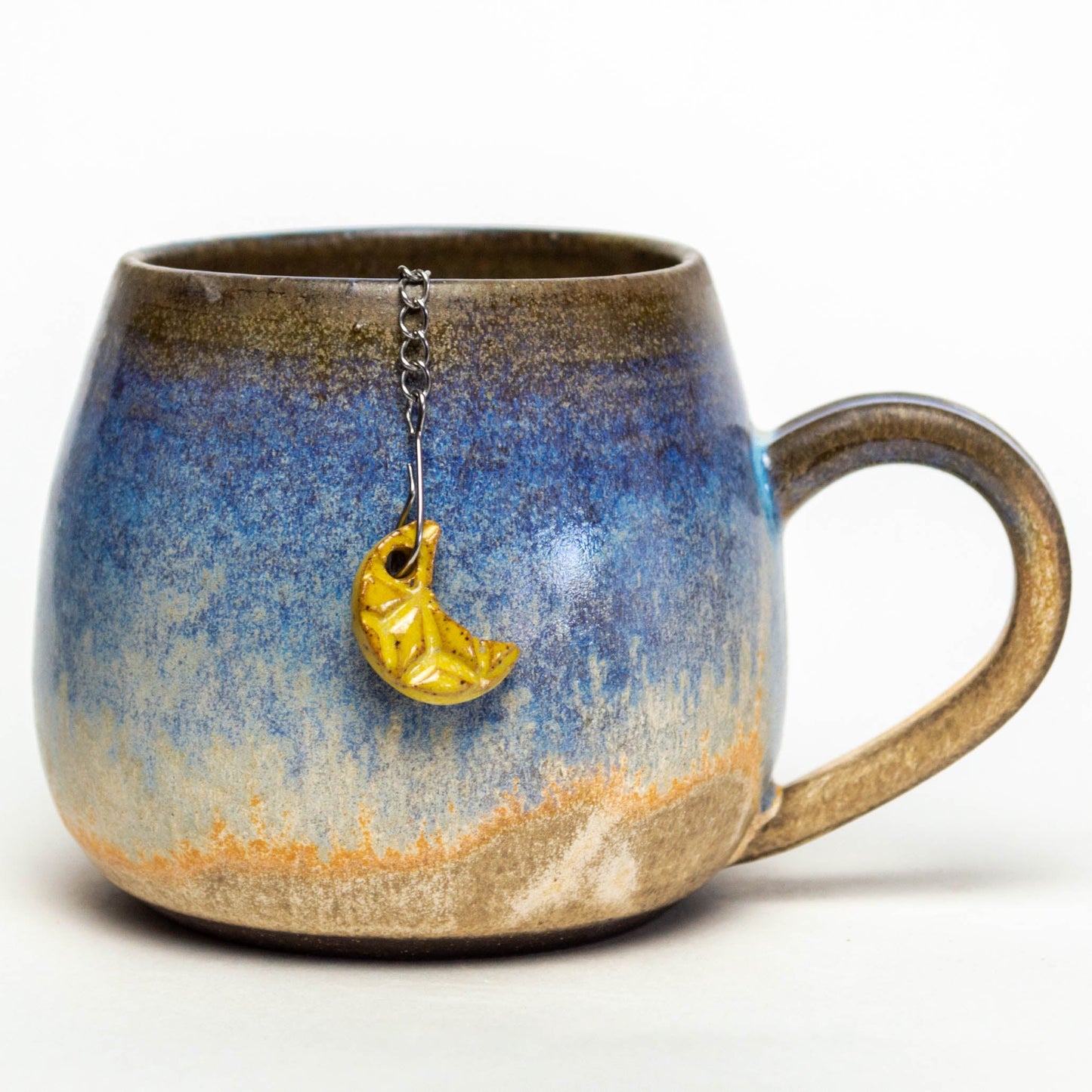 Moon Stoneware Charm w/ Tea Ball Infuser