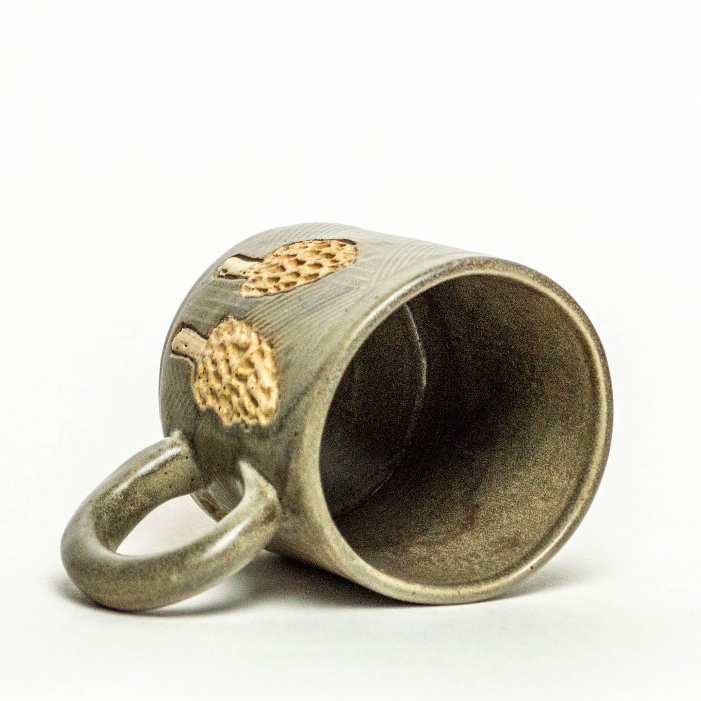 Morel Mushroom Gray 10oz Mug