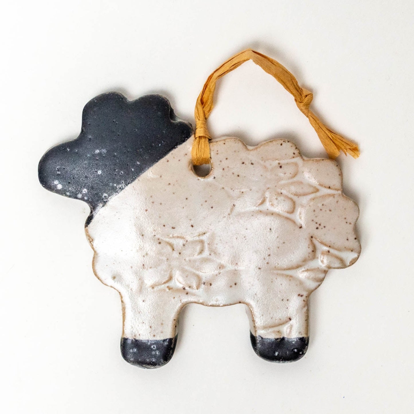 Sheep Stoneware Ornaments (Choice of color)