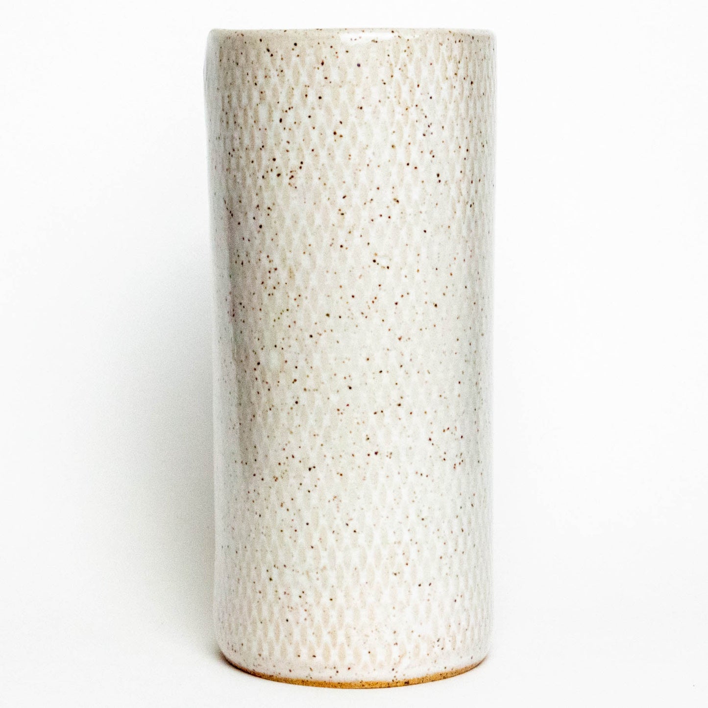 Parrot Mushroom White Vase