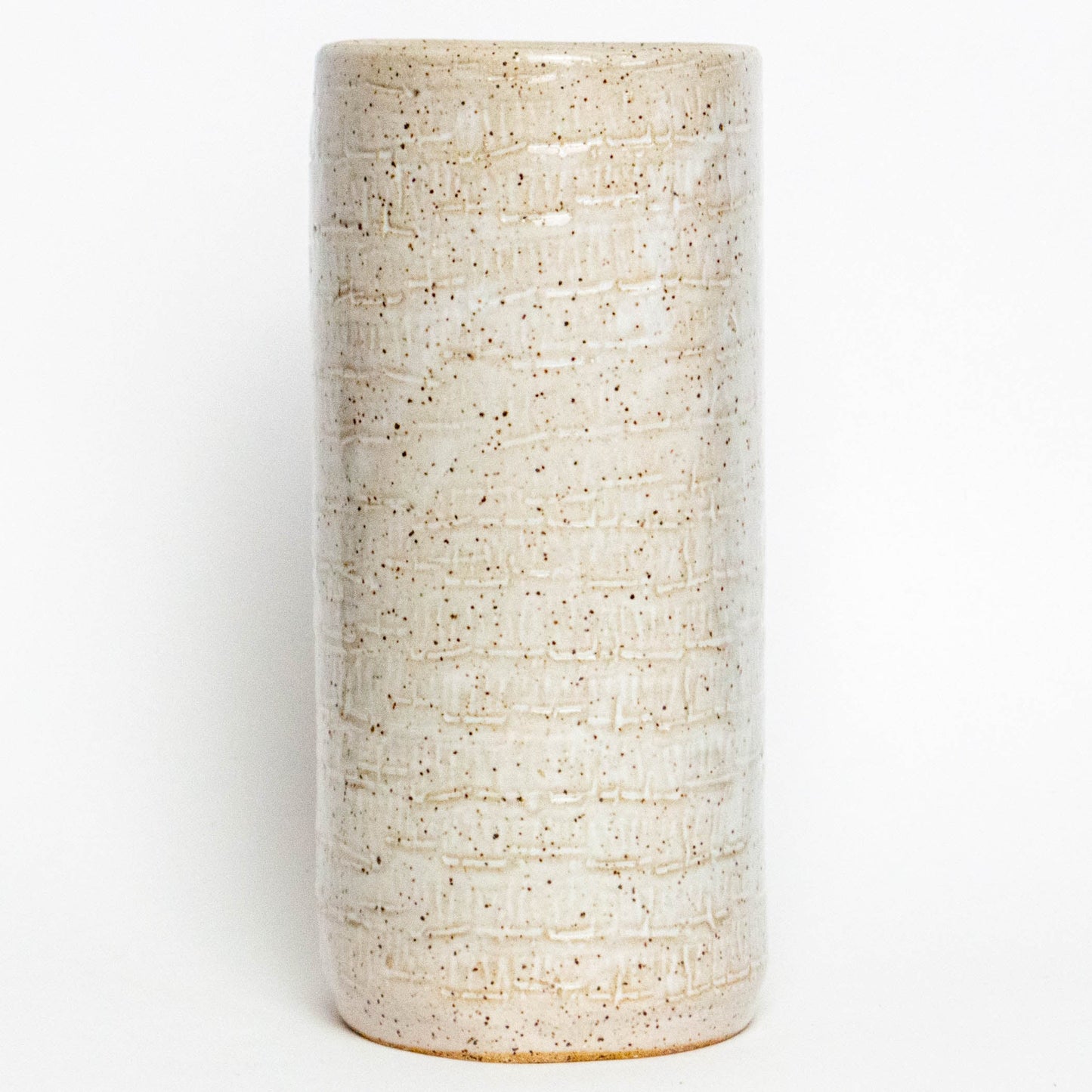 Penguins Design White Vase