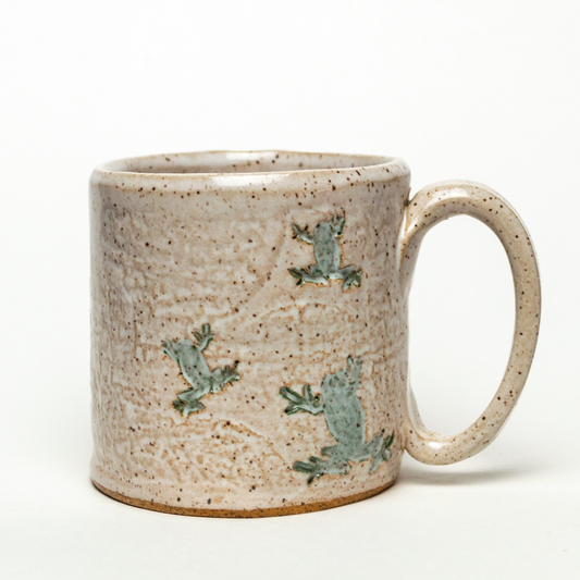 Tree Frogs White 10oz Mug