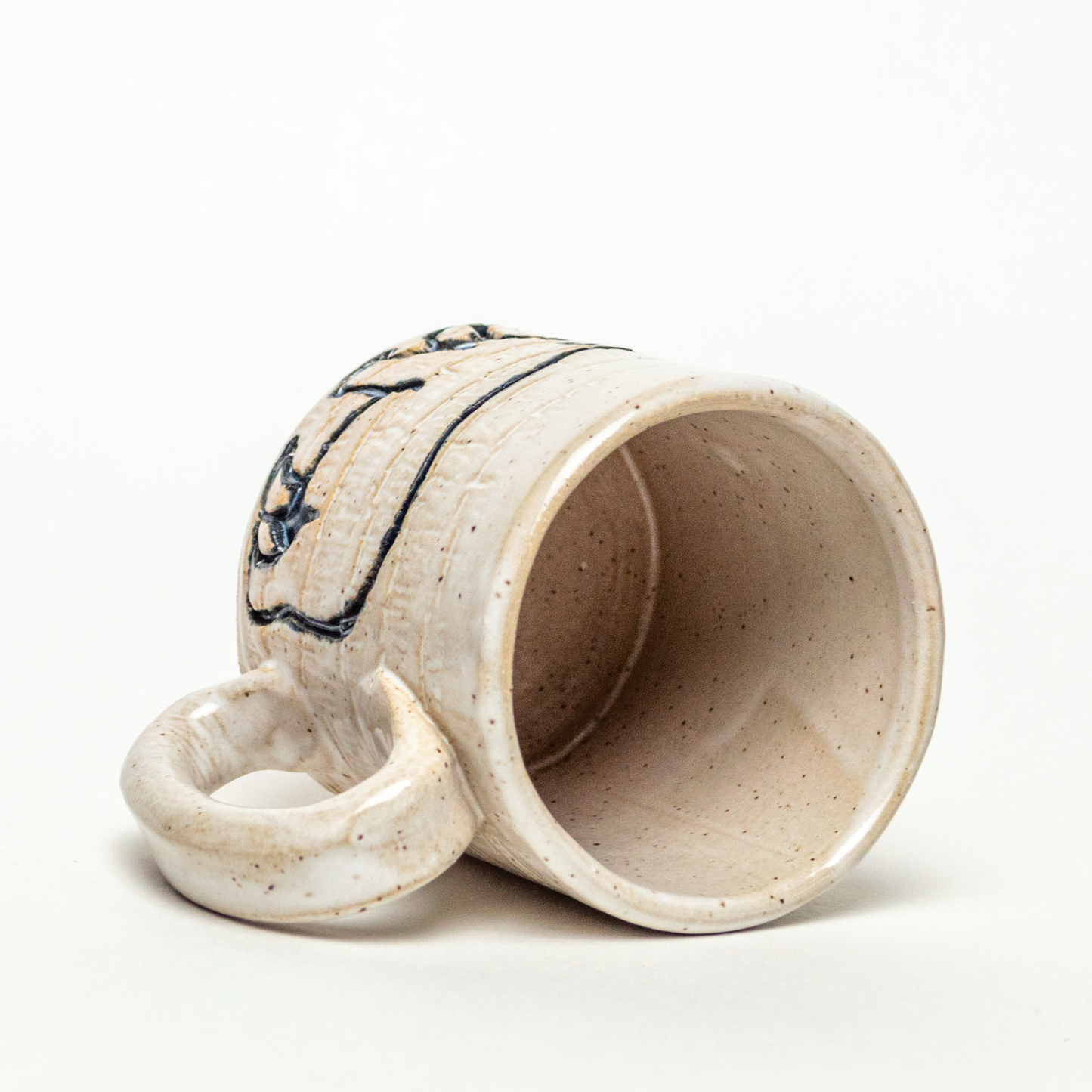 Polar Bear on White Stoneware 10oz Mug