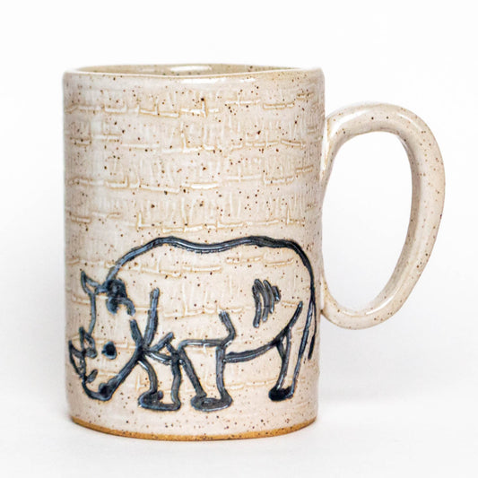 Rhino White 14oz Mug