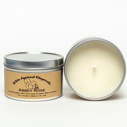 Abbey Rose Soy Candle - Classic Tin - 7oz