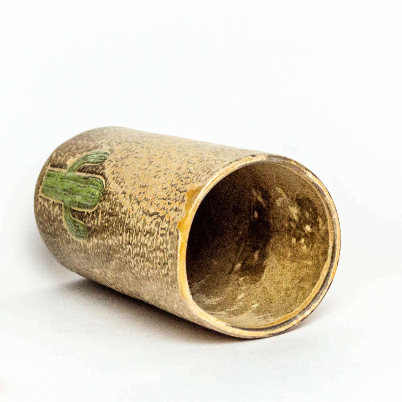 Saguaro Cactus Beige Vase