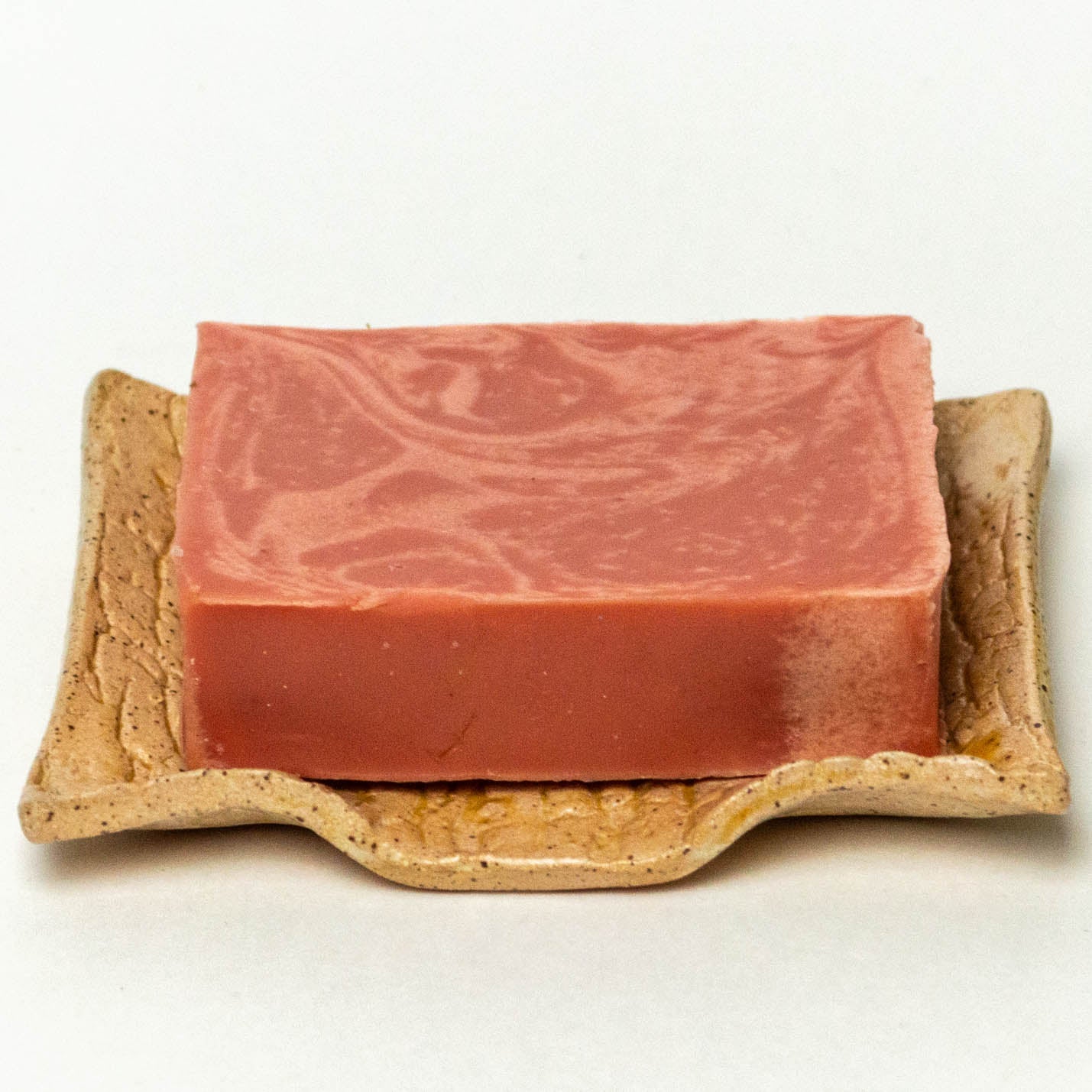 Sasquatch Design Beige Stoneware Soap Dish