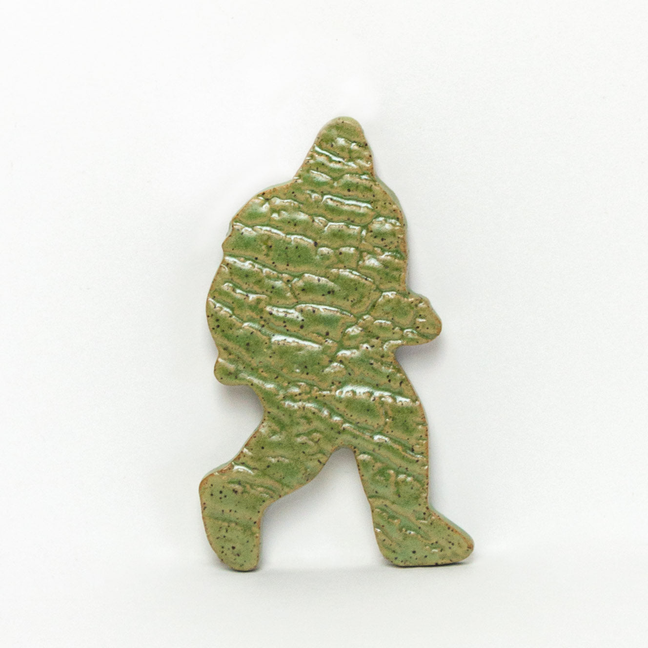 Sasquatch Ceramic Stoneware Magnets - Green, White or Black