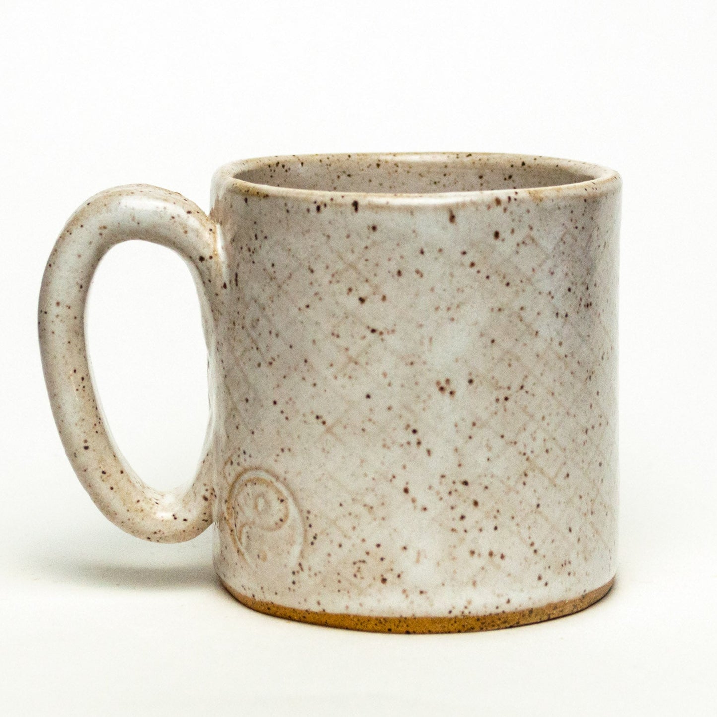 Woodpecker White Stoneware 10oz Mug