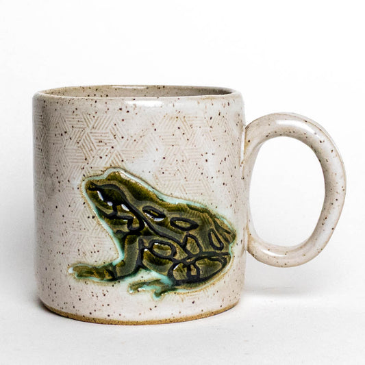 Bullfrog White 10oz Stoneware Mug