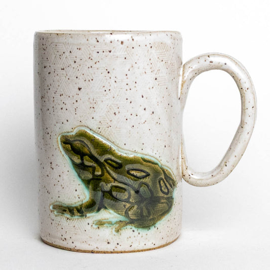 Bullfrog White Stoneware 14oz Mug