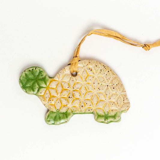 Turtle Stoneware Ornament
