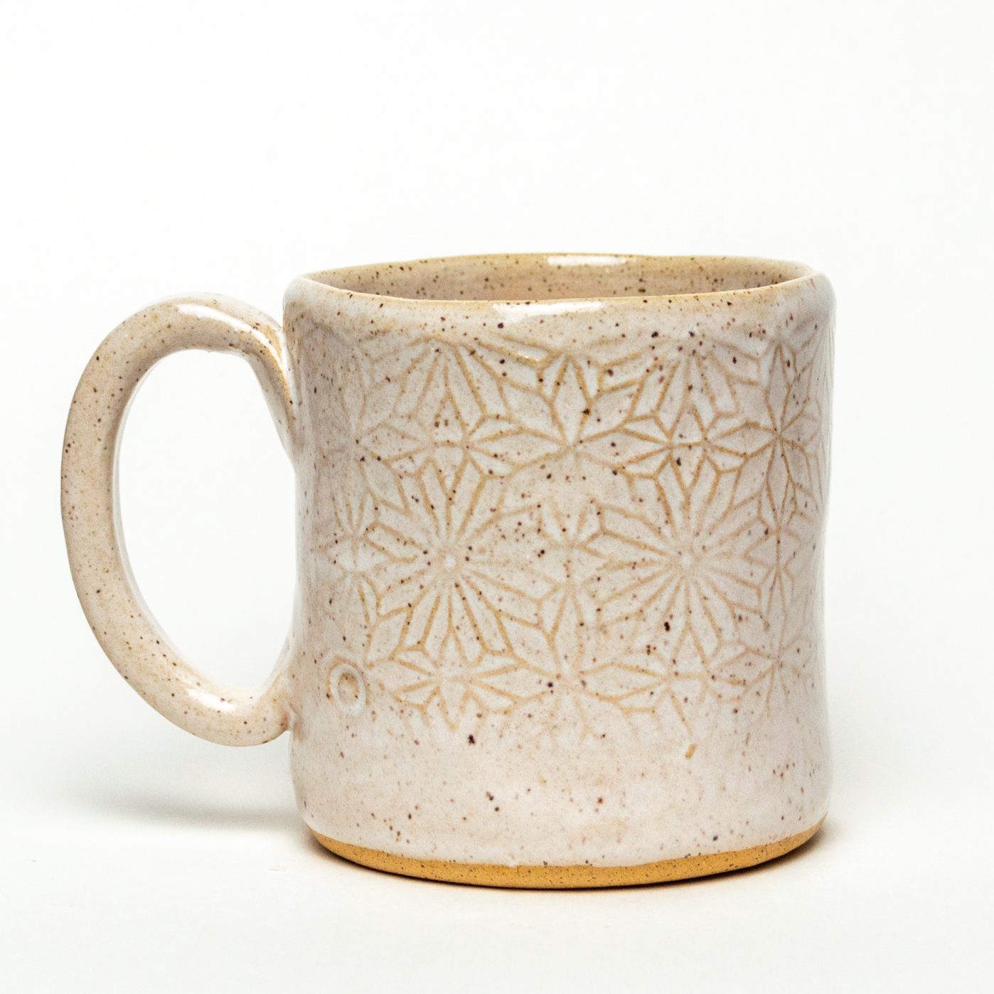 Orange Walking Cat White 10oz Mug