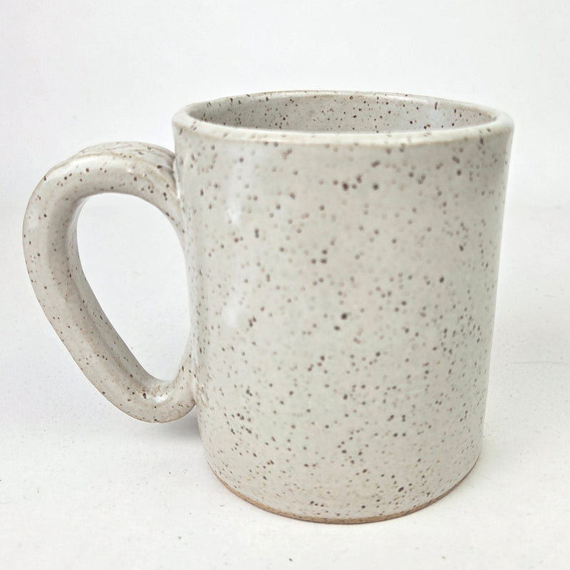 Bee Happy Pattern White Stoneware 12oz Mug