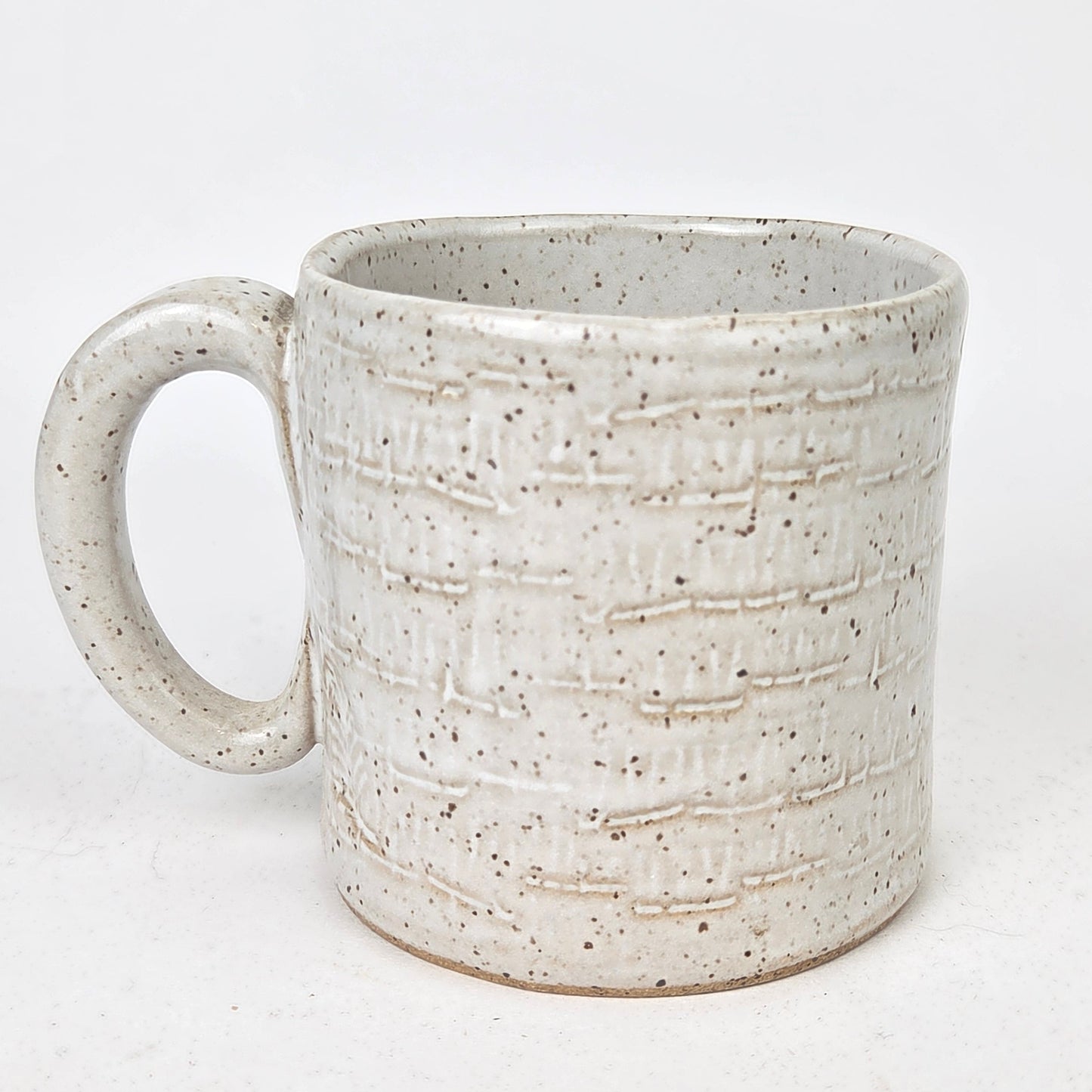 Kangaroo & Joey on White 10oz Stoneware Handmade Mug
