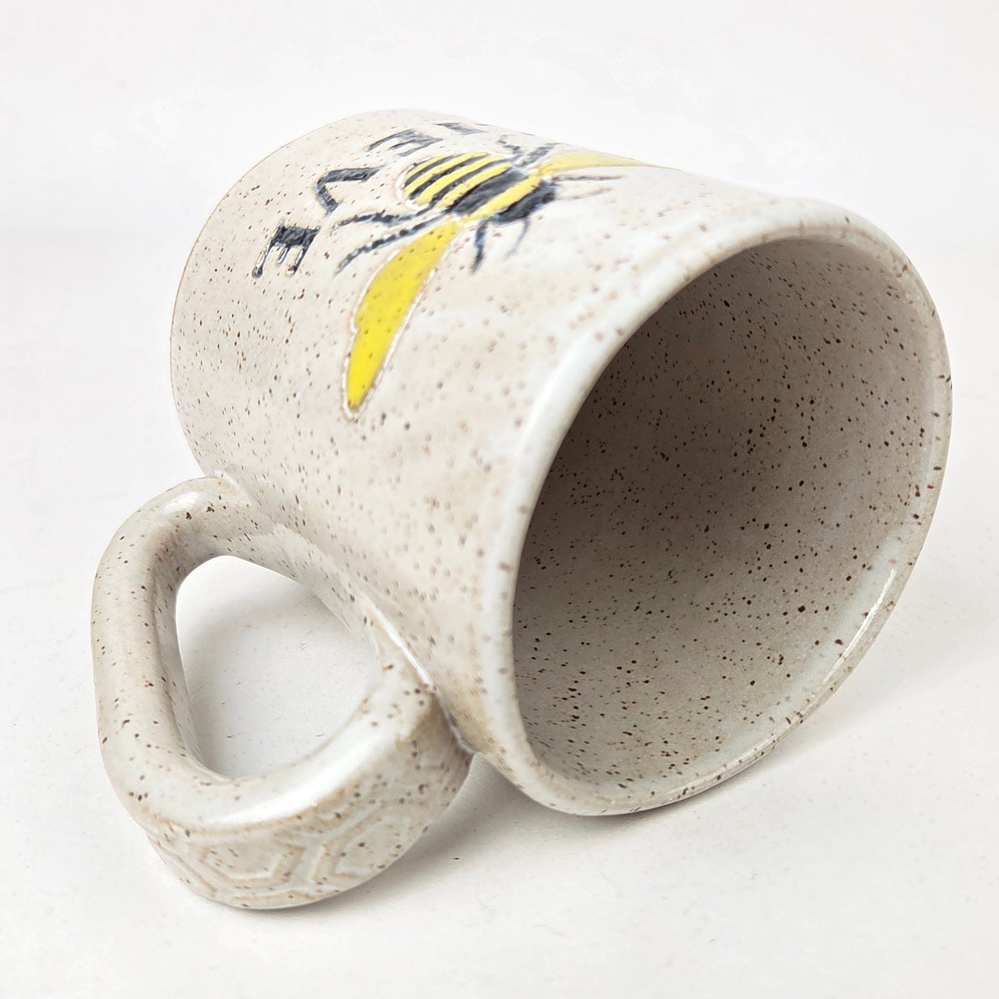 Bee-lieve (Believe) Pattern White 12oz Mug