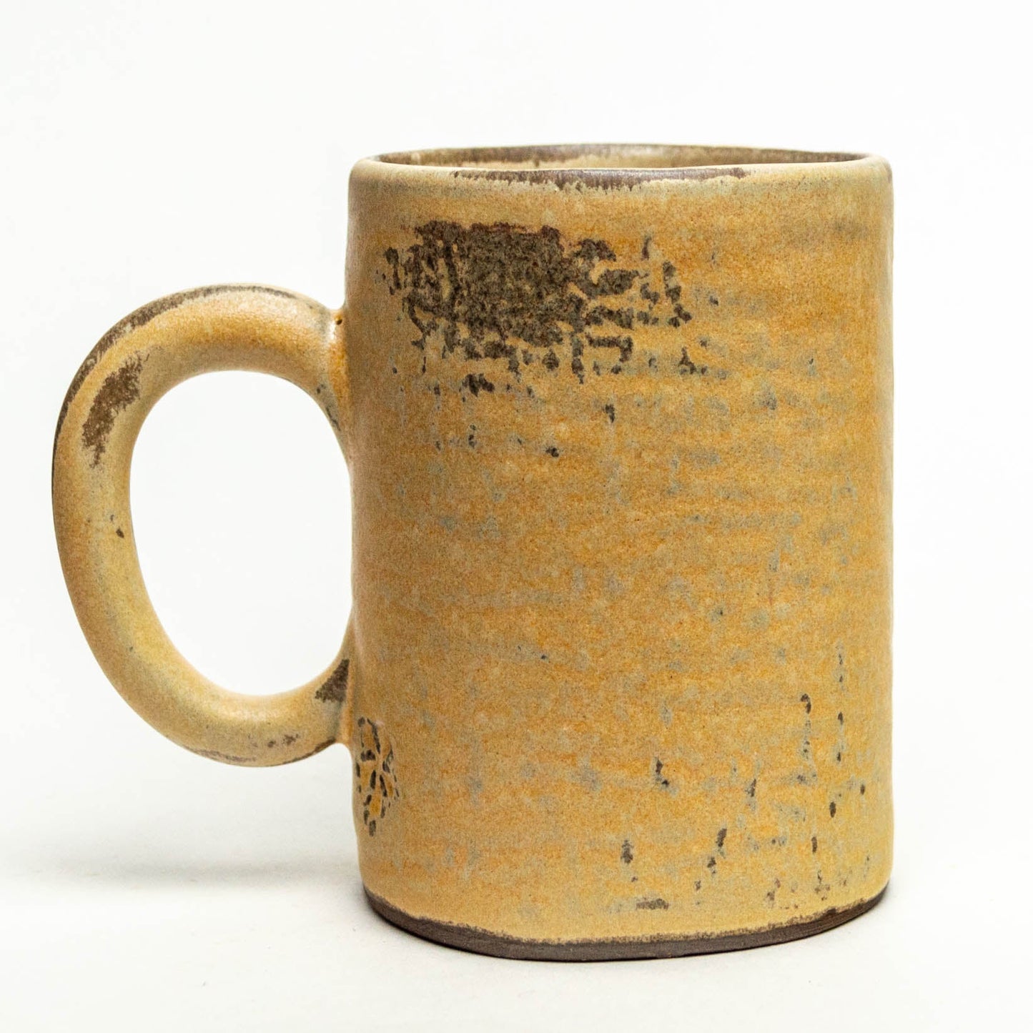 Saguaro Cactus on Beige Stoneware Chocolate 14oz Mug