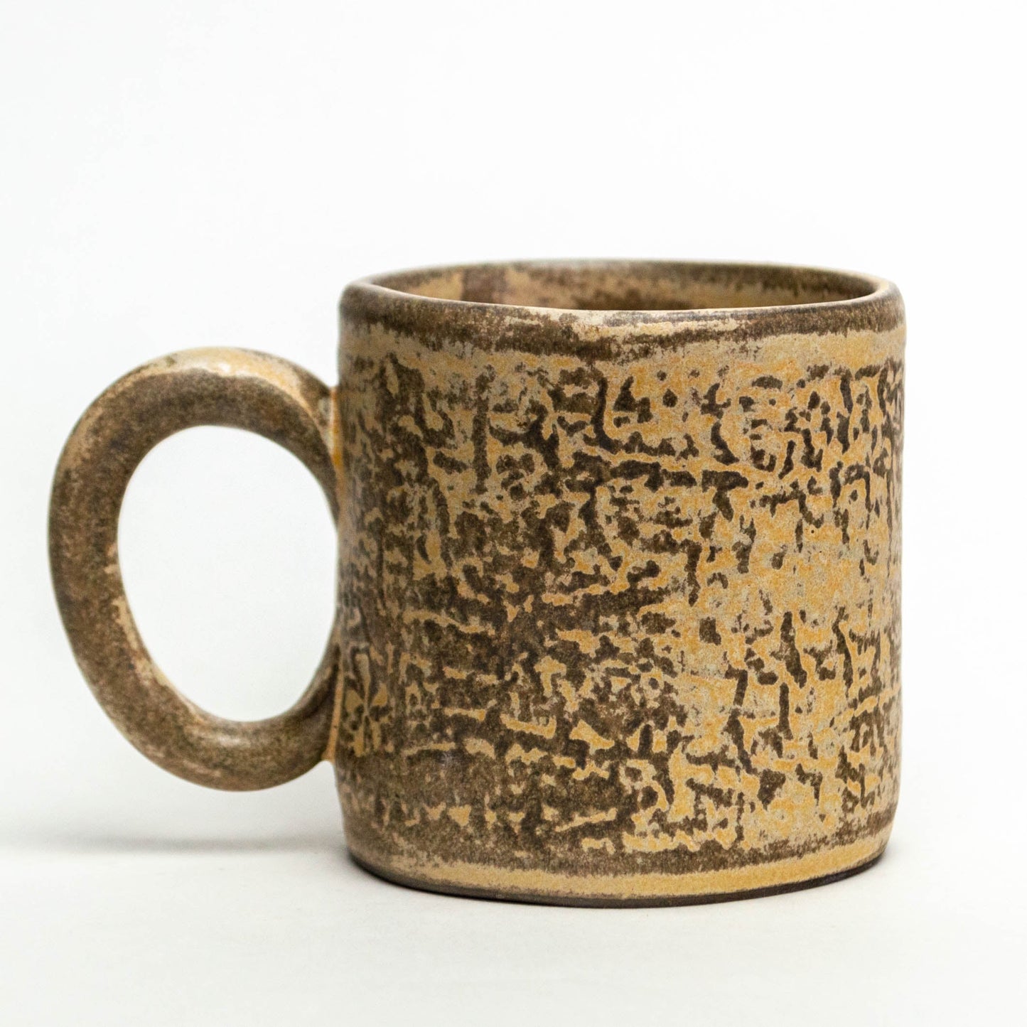 Saguaro Cactus Beige Chocolate Clay Stoneware 10oz Mug