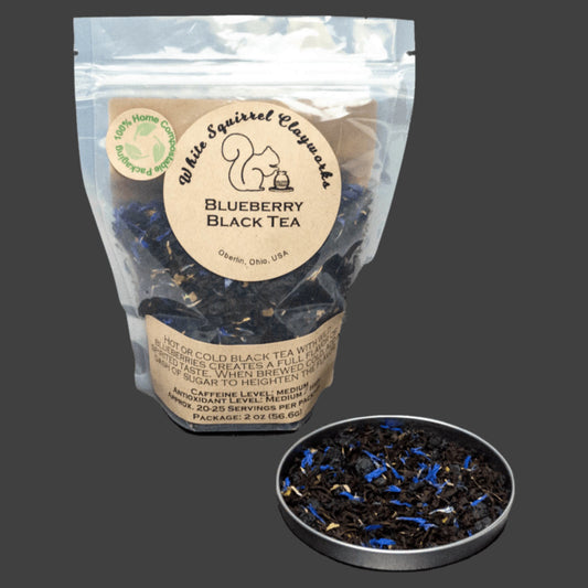 Blueberry Black Tea Hot & Iced Tea - 2oz - Home Compostable Packaging